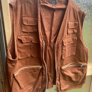 Men brown vest